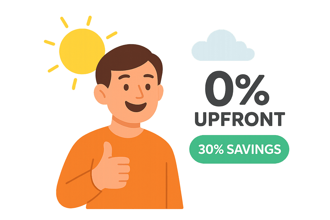 Happy person with SmartLease